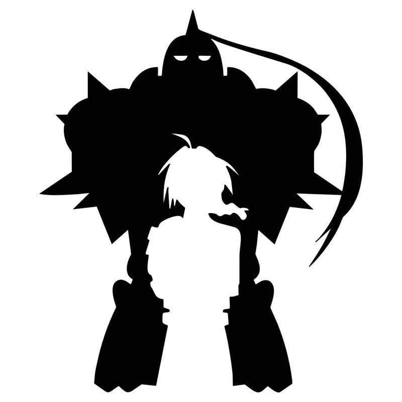 Fullmetal Alchemist brotherhood Anime Car Window Decal Sticker E003 Anime  Stickery Online